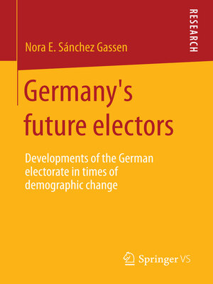 cover image of Germany's future electors